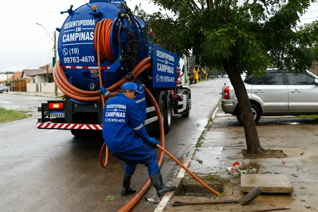 Desentupidora Perto de Mim em Campinas